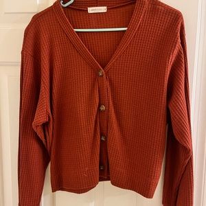 Waffle Knit Sweater